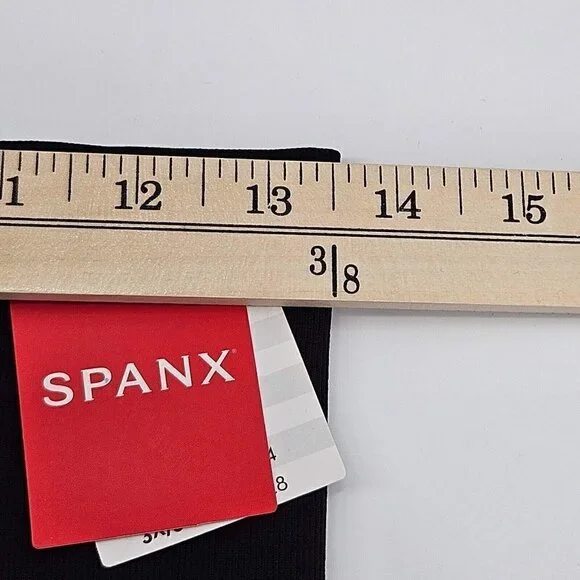 Spanx Cropped Lamn Leggings Black Women's Size L NEW High Rise Minimalist Lounge - Picture 10 of 12